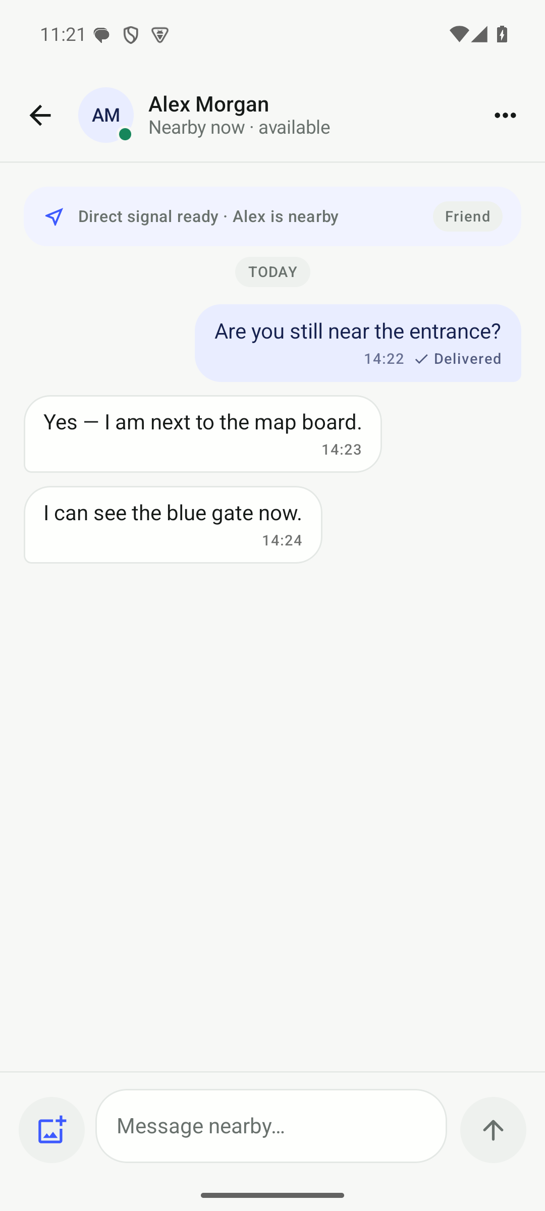Offgrid direct conversation with Alex